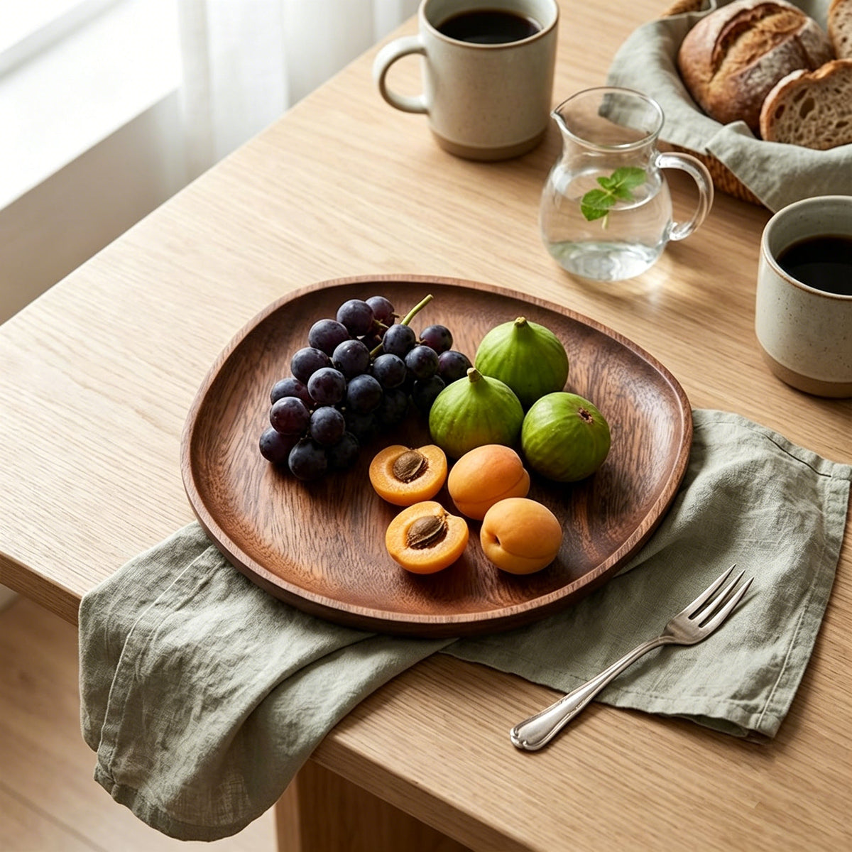 Irregular Walnut Serving Tray
