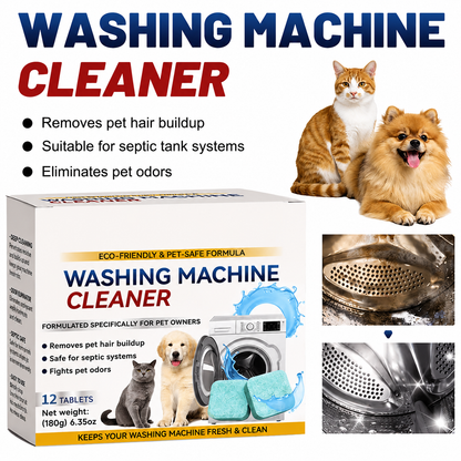 Powerful Washer Deep Cleaner Tablets – Eliminate Hidden Bacteria & Bad Smells Fast